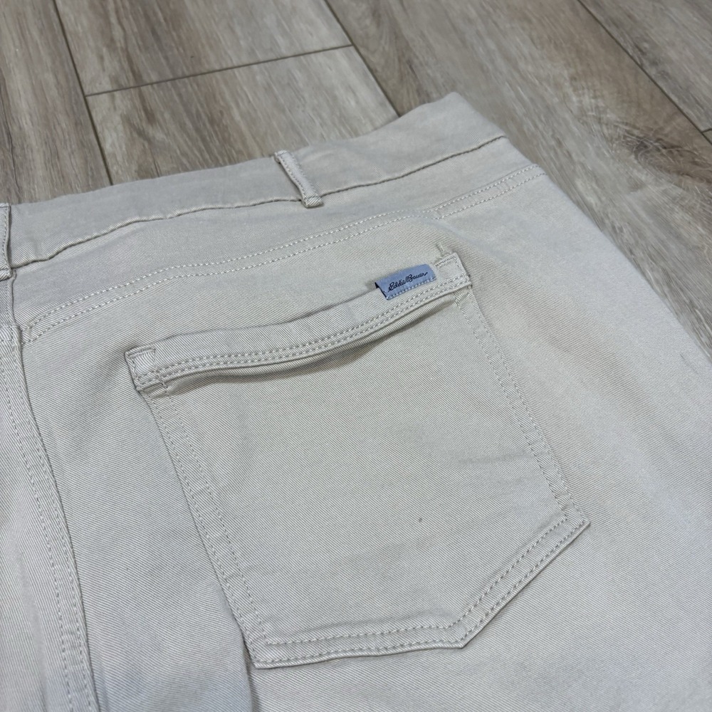 Eddie Bauer‎ Stretch Bootcut Trouser Pants Curvy Fit Women's SZ 24 khaki Tan - Picture 8 of 8